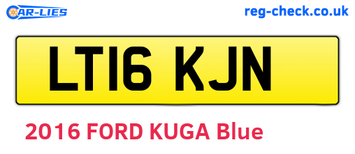 LT16KJN are the vehicle registration plates.