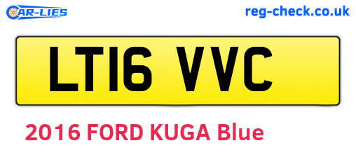 LT16VVC are the vehicle registration plates.