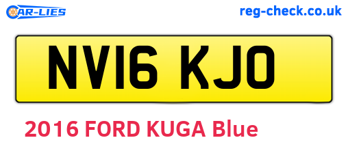 NV16KJO are the vehicle registration plates.