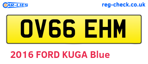 OV66EHM are the vehicle registration plates.