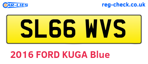 SL66WVS are the vehicle registration plates.
