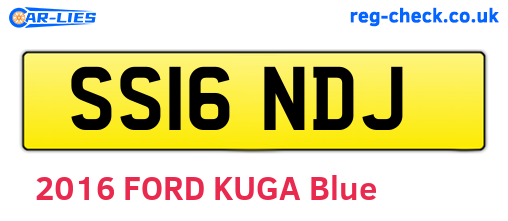 SS16NDJ are the vehicle registration plates.