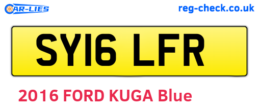 SY16LFR are the vehicle registration plates.