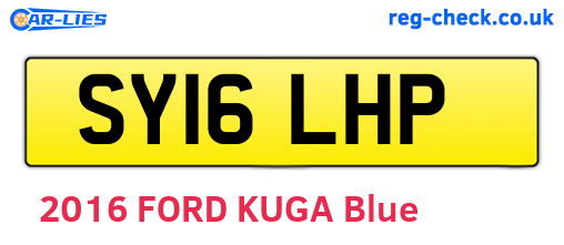 SY16LHP are the vehicle registration plates.