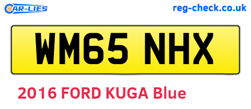 WM65NHX are the vehicle registration plates.