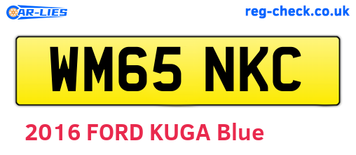 WM65NKC are the vehicle registration plates.
