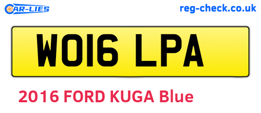 WO16LPA are the vehicle registration plates.