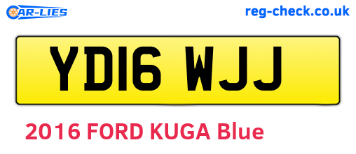 YD16WJJ are the vehicle registration plates.