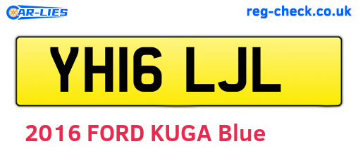 YH16LJL are the vehicle registration plates.