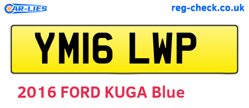 YM16LWP are the vehicle registration plates.