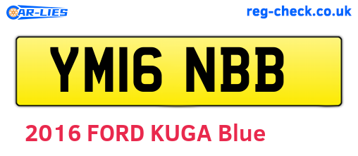 YM16NBB are the vehicle registration plates.
