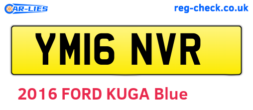 YM16NVR are the vehicle registration plates.