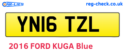 YN16TZL are the vehicle registration plates.