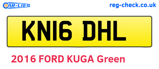 KN16DHL are the vehicle registration plates.