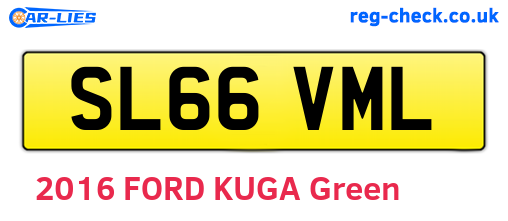 SL66VML are the vehicle registration plates.