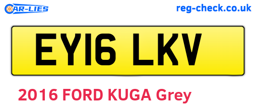 EY16LKV are the vehicle registration plates.