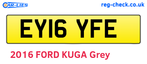 EY16YFE are the vehicle registration plates.