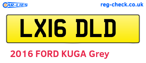 LX16DLD are the vehicle registration plates.