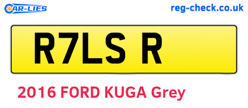 R7LSR are the vehicle registration plates.