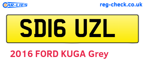 SD16UZL are the vehicle registration plates.