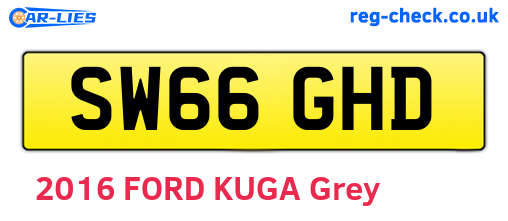 SW66GHD are the vehicle registration plates.