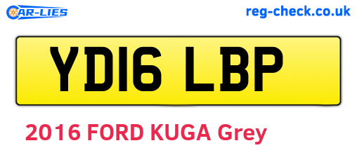 YD16LBP are the vehicle registration plates.