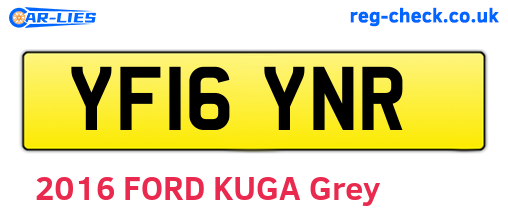 YF16YNR are the vehicle registration plates.