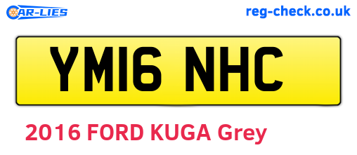 YM16NHC are the vehicle registration plates.