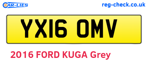 YX16OMV are the vehicle registration plates.