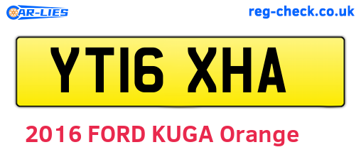 YT16XHA are the vehicle registration plates.