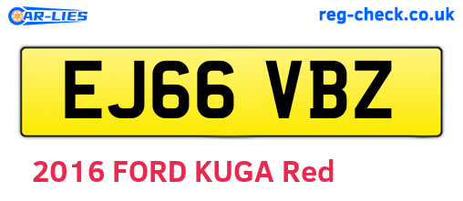 EJ66VBZ are the vehicle registration plates.