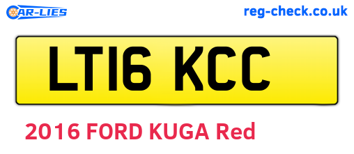 LT16KCC are the vehicle registration plates.