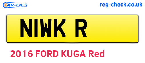 N1WKR are the vehicle registration plates.