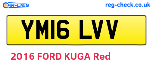 YM16LVV are the vehicle registration plates.
