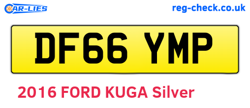 DF66YMP are the vehicle registration plates.