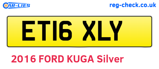 ET16XLY are the vehicle registration plates.