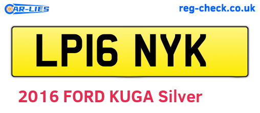 LP16NYK are the vehicle registration plates.