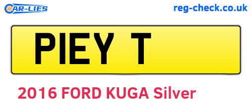 P1EYT are the vehicle registration plates.