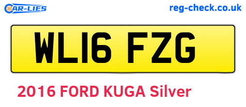 WL16FZG are the vehicle registration plates.