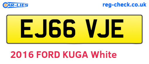 EJ66VJE are the vehicle registration plates.