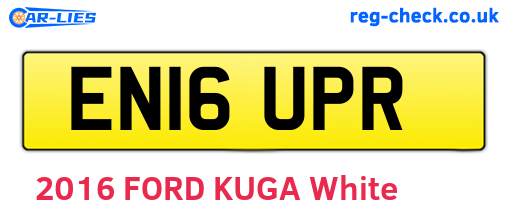 EN16UPR are the vehicle registration plates.