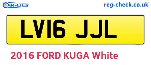 LV16JJL are the vehicle registration plates.