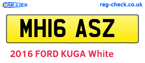 MH16ASZ are the vehicle registration plates.