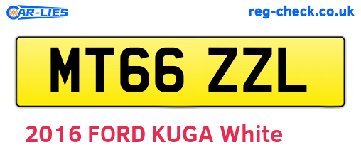 MT66ZZL are the vehicle registration plates.
