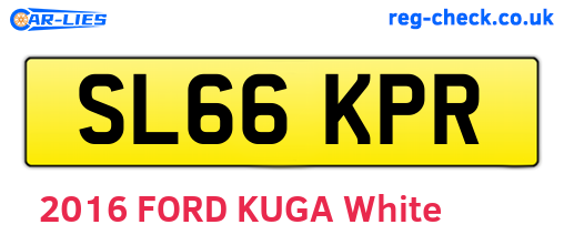 SL66KPR are the vehicle registration plates.