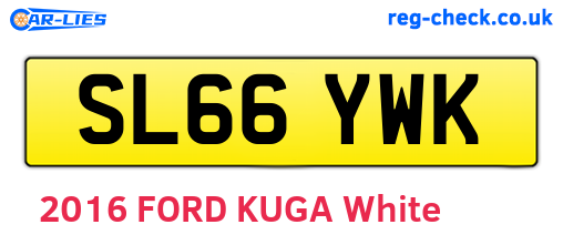 SL66YWK are the vehicle registration plates.