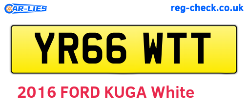 YR66WTT are the vehicle registration plates.