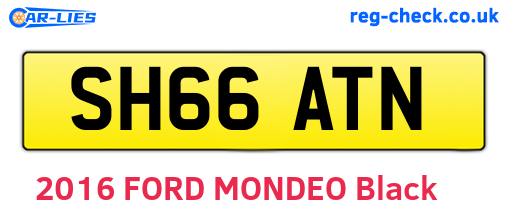 SH66ATN are the vehicle registration plates.