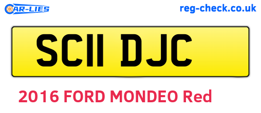 SC11DJC are the vehicle registration plates.
