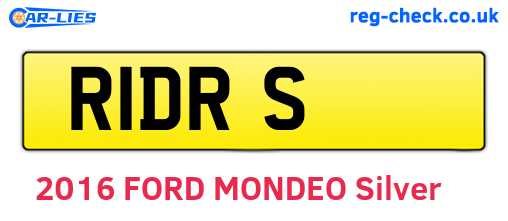 R1DRS are the vehicle registration plates.